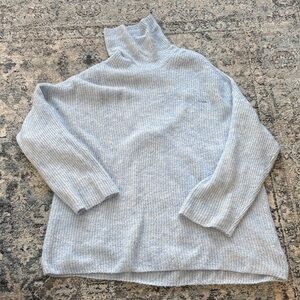 H&M Light Blue Turtleneck Sweater